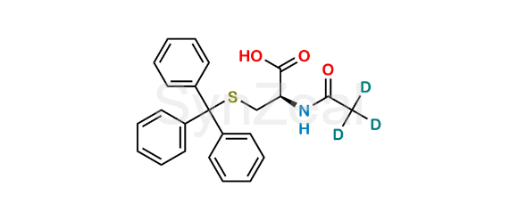 Picture of N-(Scetyl-d3)-S-trityl-L-cysteine