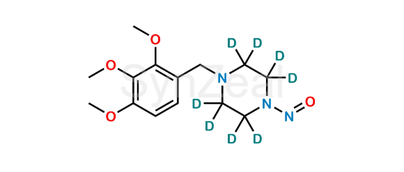 Picture of N-Nitroso Trimetazidine-D8