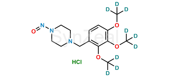 Picture of N-Nitroso Trimetazidine-D9 HCl