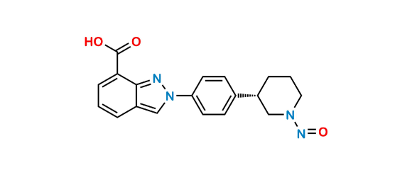 Picture of Niraparib Carboxylic Acid Nitroso Impurity