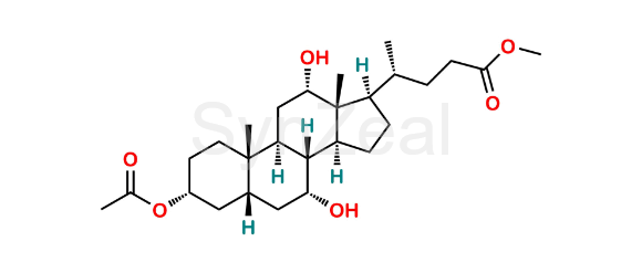 Picture of 3α-Acetyloxy-7α,12α-dihydroxy-5β-cholan-24-oic acid methyl ester