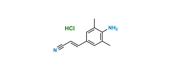 Picture of Rilpivirine (E)-Nitrile Impurity (HCl salt)