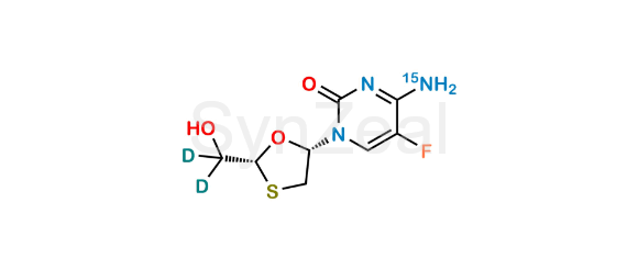 Picture of Emtricitabine-15N,D2