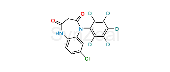 Picture of N-Desmethyl Clobazam-D5