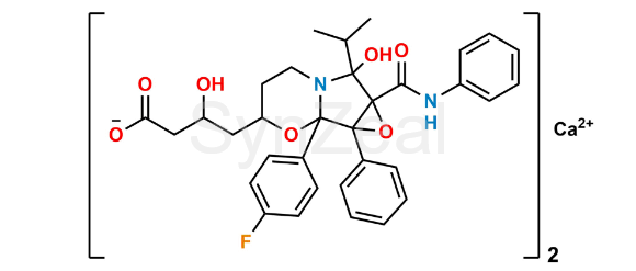 Picture of Atorvastatin Epoxy Pyrrolooxazin 7-Hydroxy Analog Calcium Salt (USP)