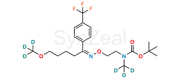 Picture of N-Boc N-methyl Fluvoxamine-D6