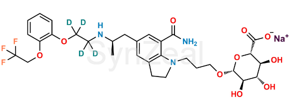 Picture of Silodosin-D4 β-D-Glucuronide Sodium Salt
