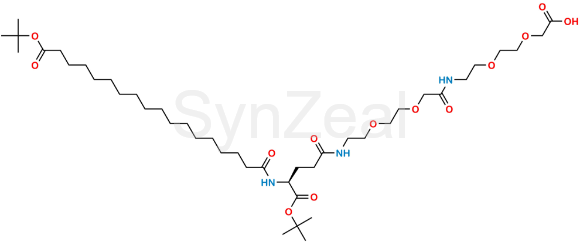 Picture of Semaglutide Side Chain-tBuO-Ste-Glu(AEEA-AEEA-OH)OtBu