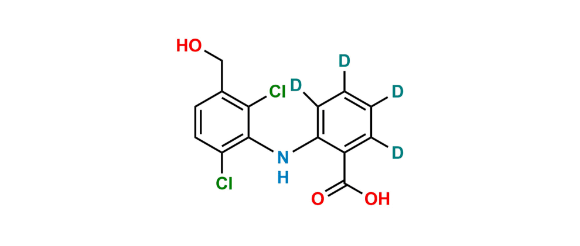 Picture of 3-Hydroxymethyl Meclofenamic Acid D4