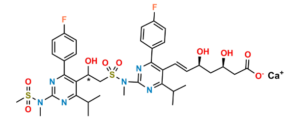Picture of Rosuvastatin EP Impurity E (Calcium salt)