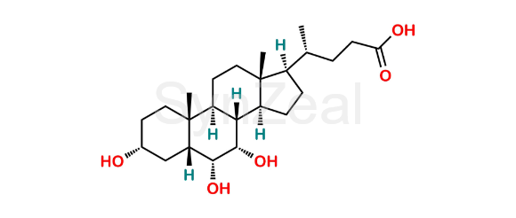 Picture of 3α,6α,7α-Trihydroxy-5β-cholanic Acid