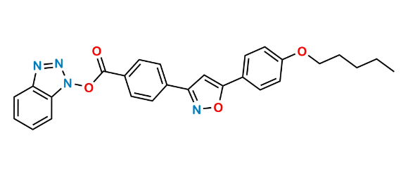 Picture of Micafungin Side Chain Acid Benzotriazole Ester 