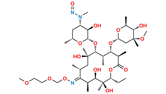 Picture of N-Nitroso -N-Demethyl Roxithromycin
