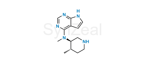 Picture of Tofacitinib Impurity (N-Des-(2-Cyanide-acetyl)-(3R,4S))