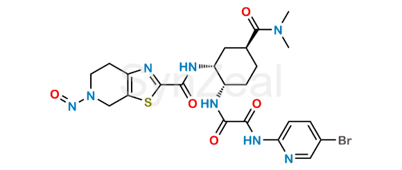 Picture of Edoxaban Bromo Desmethyl N-nitroso Impurity