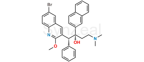 Picture of Bedaquiline 2-Naphthyl Diastereomer Impurity 1