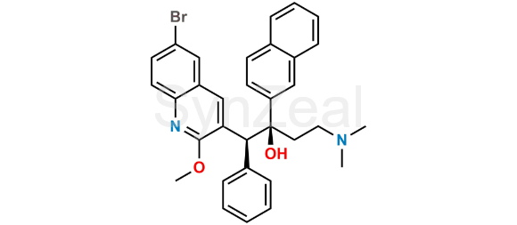 Picture of Bedaquiline 2-Naphthyl Diastereomer Impurity 2