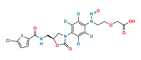 Picture of N-Nitroso Rivaroxaban Open-Ring Acid D4