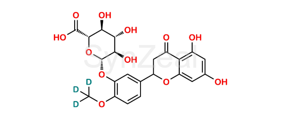 Picture of Rac-Hesperetin-d3 3'-O-β-D-Glucuronide