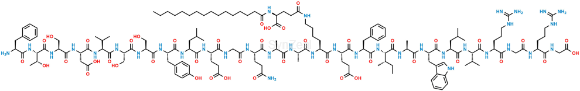 Picture of Hydrolysis 12-37 Liraglutide Impurity