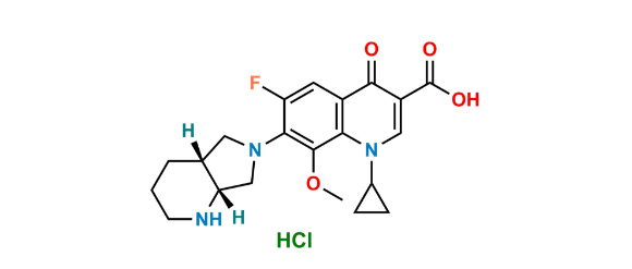 Picture of Moxifloxacin EP Impurity G HCl salt