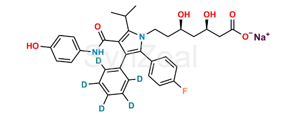 Picture of 4-Hydroxy Atorvastatin D5