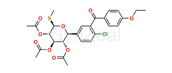 Picture of Sotagliflozin 3,4,5- triacetate Keto Impurity