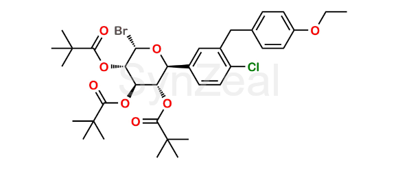 Picture of Sotagliflozin 2-Bromo 3,4,5-triyl Pivalate Impurity