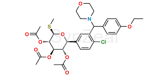 Picture of Sotagliflozin 3,4,5-triacetate Morpholine Impurity