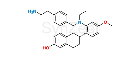 Picture of Elacestrant Desethyl EImpurity