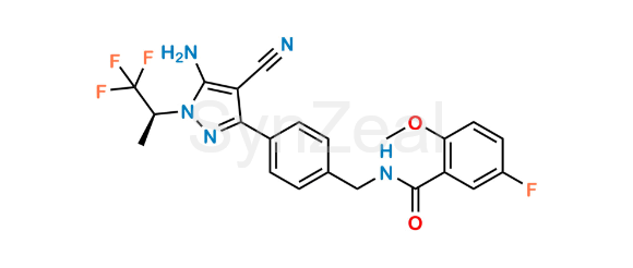 Picture of Pirtobrutinib Nitrile Impurity