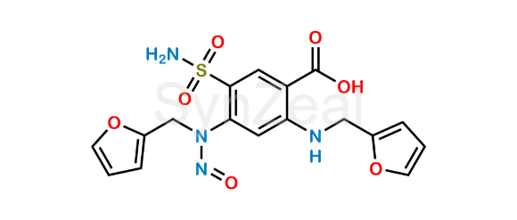 Picture of N2-Nitroso Furosemide EP Impurity D