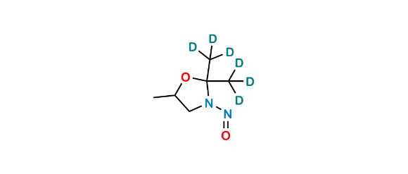 Picture of N-Nitroso 2,2,5-Trimethyloxazolidine-D6