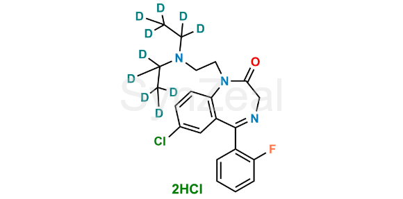 Picture of Flurazepam-D10 Dihydrochloride