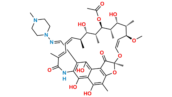 Picture of 25-Deacetyl-23-Acetyl Rifampicin