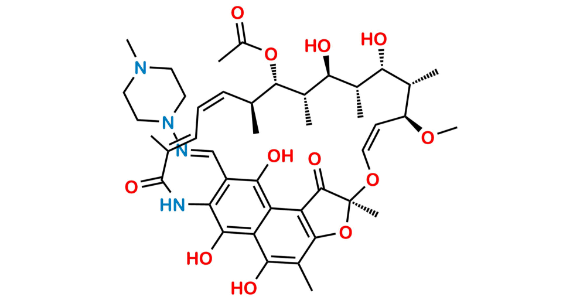 Picture of 25-Deacetyl-21-Acetyl Rifampicin