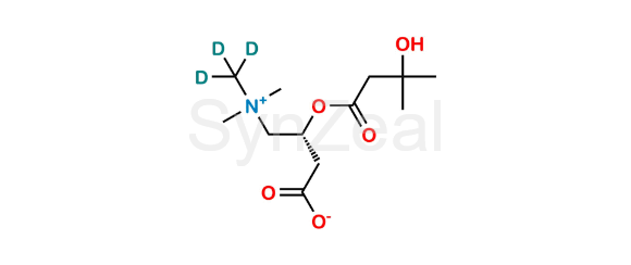 Picture of (2R)-3-Hydroxyisovaleroyl-d3 Carnitine
