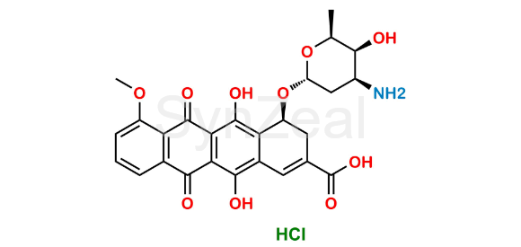 Picture of 9,10-Anhydro-8-Desacetyl-8-Carboxy Daunorubicin HCl