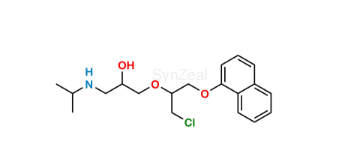 Picture of Isopropylamino chloro Propranolol Impurity