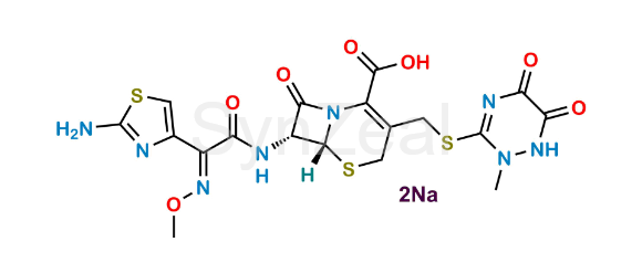 Picture of Ceftriaxone EP Impurity A (Disodium salt)