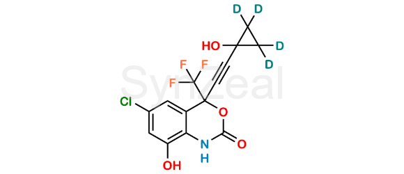 Picture of rac 8,14-Dihydroxy Efavirenz-d4