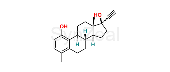 Picture of Ethinylestradiol 1-Hydroxy 4-Methyl Impurity