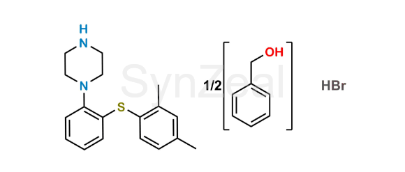 Picture of Vortioxetine Hemi Benzyl Alcohol Hydrobromide