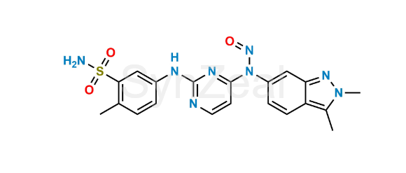 Picture of N-Nitroso N-Desmethyl Pazopanib