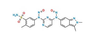 Picture of N-Dinitroso N-Desmethyl Pazopanib