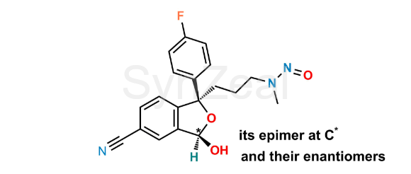 Picture of N-nitroso Escitalopram EP Impurity B