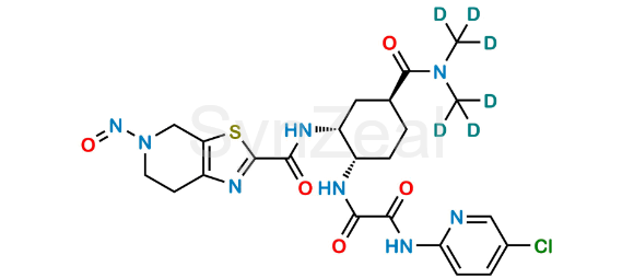 Picture of N-Nitroso Desmethyl Edoxaban D6