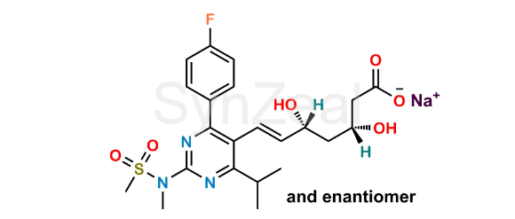 Picture of Rosuvastatin EP Impurity B (Sodium Salt)