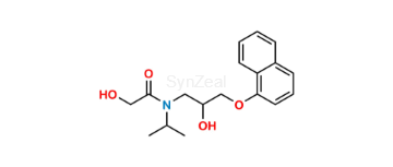Picture of N-2-hydroxyacetyl propranolol