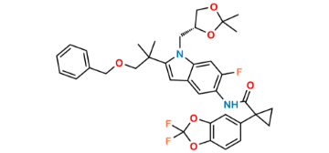Picture of Acetonide O-Benzyl Tezacaftor